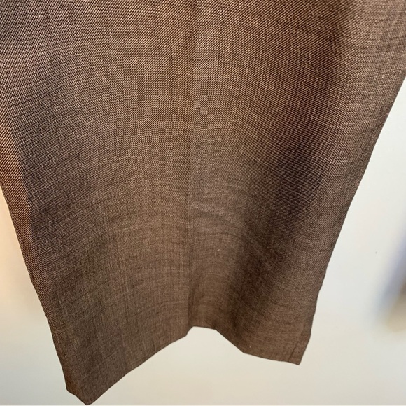 Lauren Ralph Lauren dark gray thin knit 100% wool flat front men’s pants Sz 40 - Picture 6 of 9